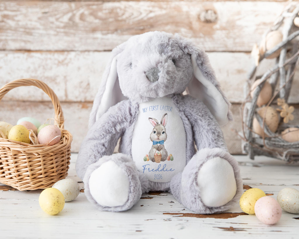 Personalized Easter Bunny Toy: My First Easter Gift, Soft Plush Keepsake