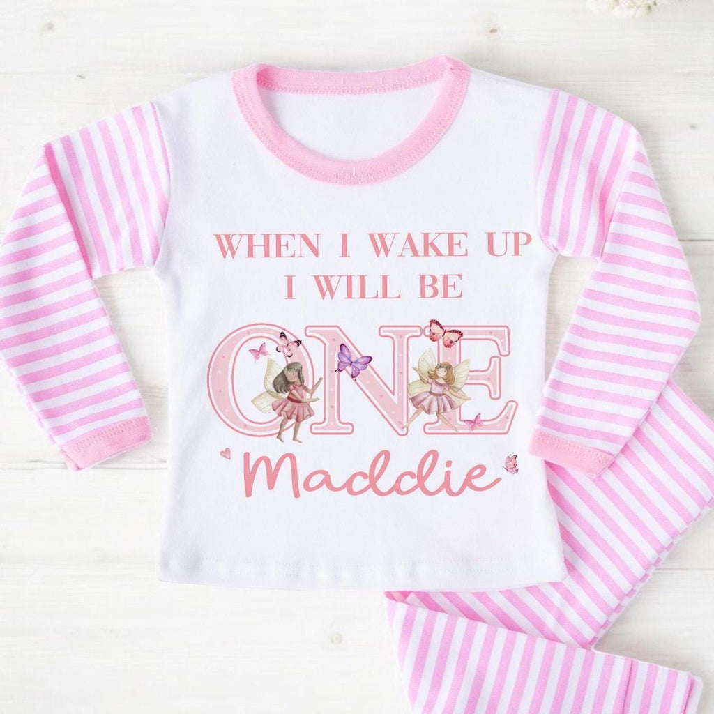 Personalized Fairy 1st Birthday Pajamas: Butterfly Outfit