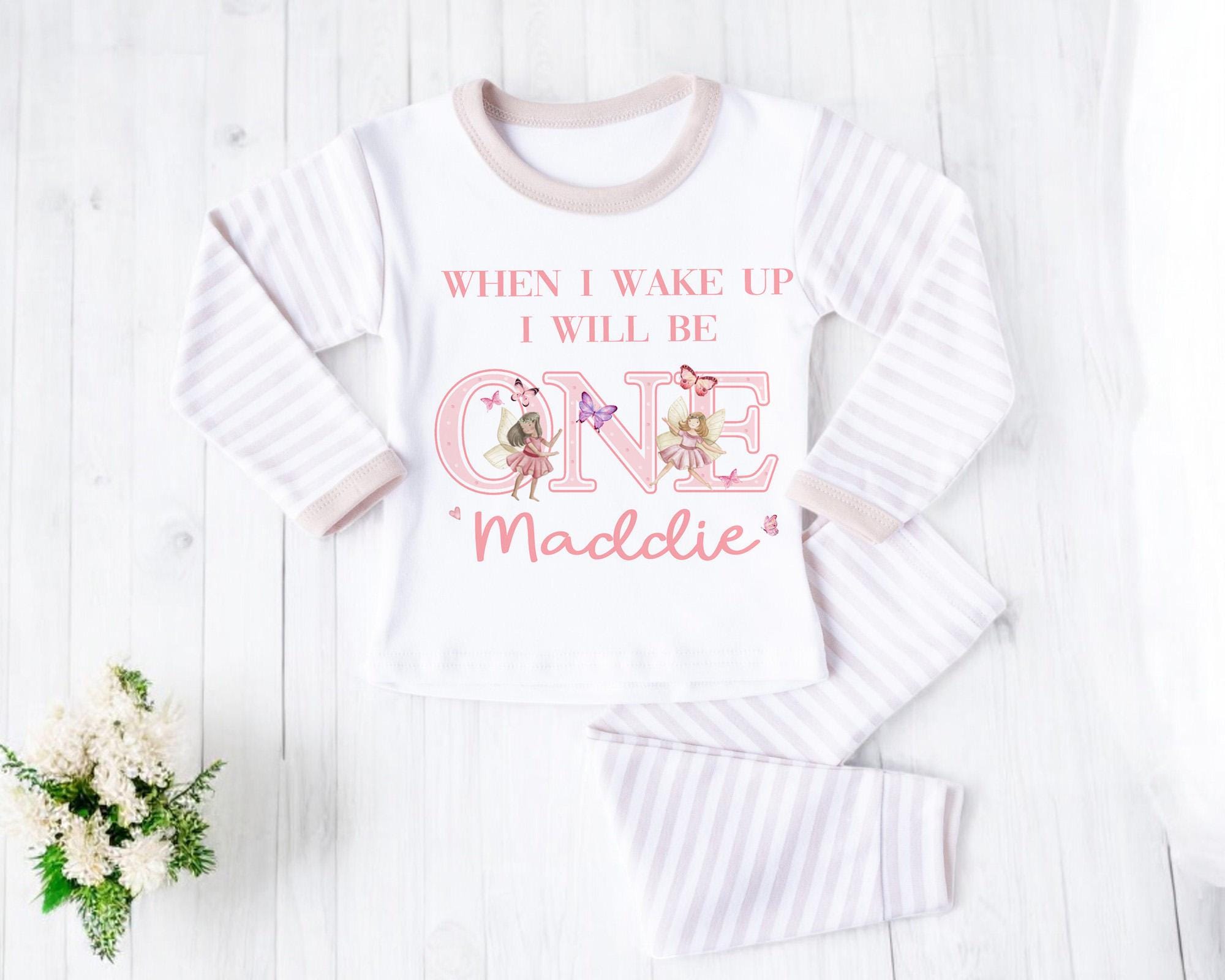 Personalized Fairy 1st Birthday Pajamas: Butterfly Outfit