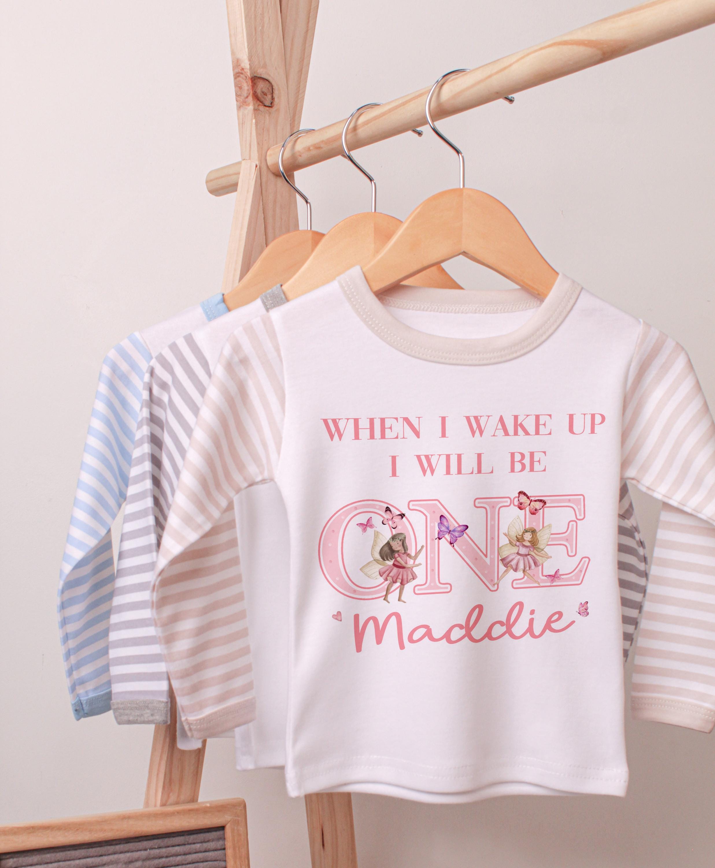 Personalized Fairy 1st Birthday Pajamas: Butterfly Outfit