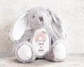 Personalized New Baby Gift, Personalised Soft Toy Keepsake, Newborn Teddy or Bunny with Birth Stats, Ideal Baby Shower Gift New Baby Gift